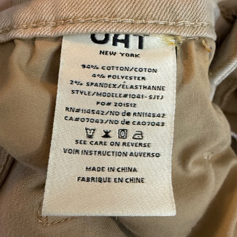 OAT New York Cropped Wide-Leg Tan Jeans, size 6/28” waist - Picture 4 of 5